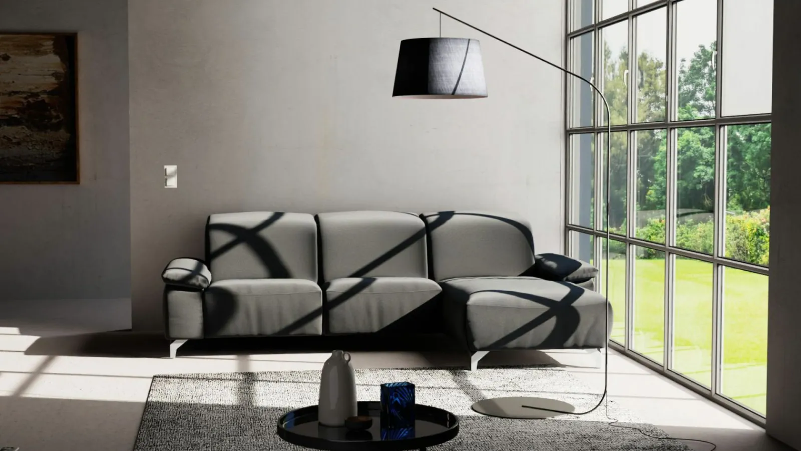 Musterring Polstergarnitur grau^ Sofas & Couches