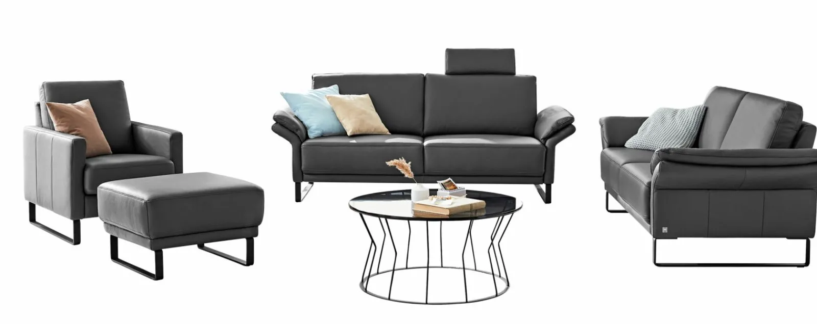 Musterring Polstergarnitur grau^ Sofas & Couches