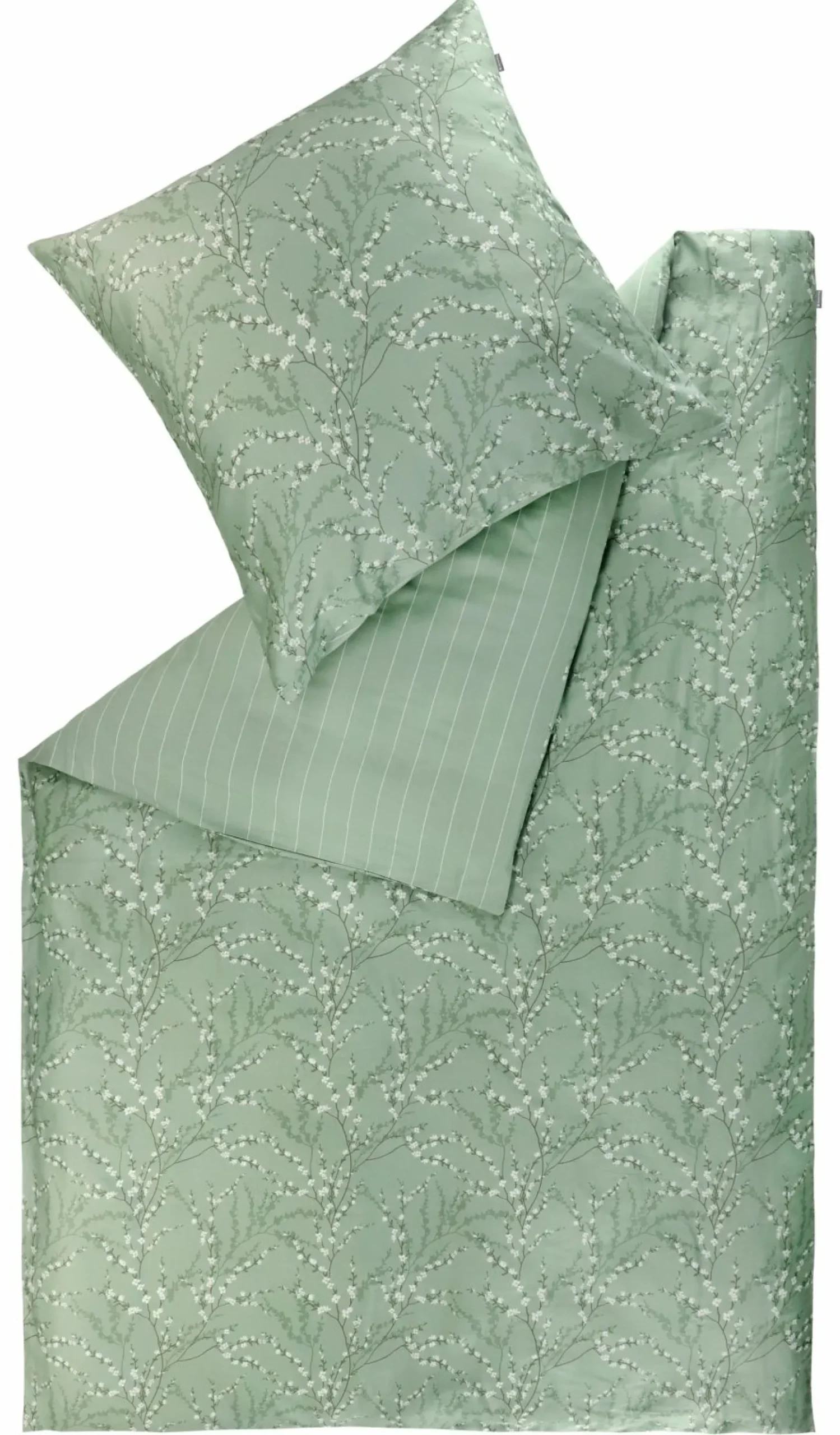 Musterring Satin-Bettwäsche grün^ Satin