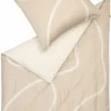 Satin>Musterring Satin-Bettwäsche weißbeige