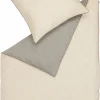 Satin>Musterring Satin-Bettwäsche grau