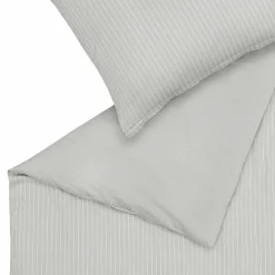 Satin>Musterring Satin-Bettwäsche grau