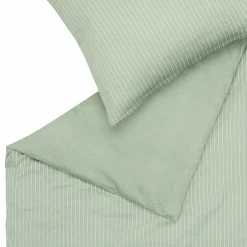 Satin>Musterring Satin-Bettwäsche grün