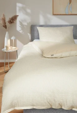 Satin>Musterring Satin-Bettwäsche beige