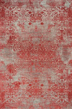 Musterring Webteppich modern rotgrau^ Moderne Teppiche