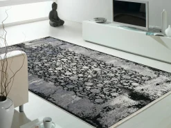 Moderne Teppiche>Musterring Webteppich modern grau