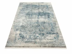 Moderne Teppiche>Musterring Webteppich modern graublau