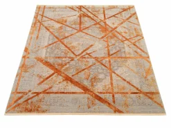 Musterring Webteppich modern grauorange^ Moderne Teppiche