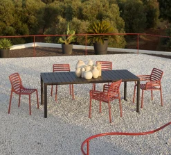 Gartentische Ausziehbar>NARDI Ausziehtisch grau