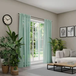 Neutex Home Deco Neutex Vorhang m. Multifunktionsband grün^ Gardinen-Vorhänge