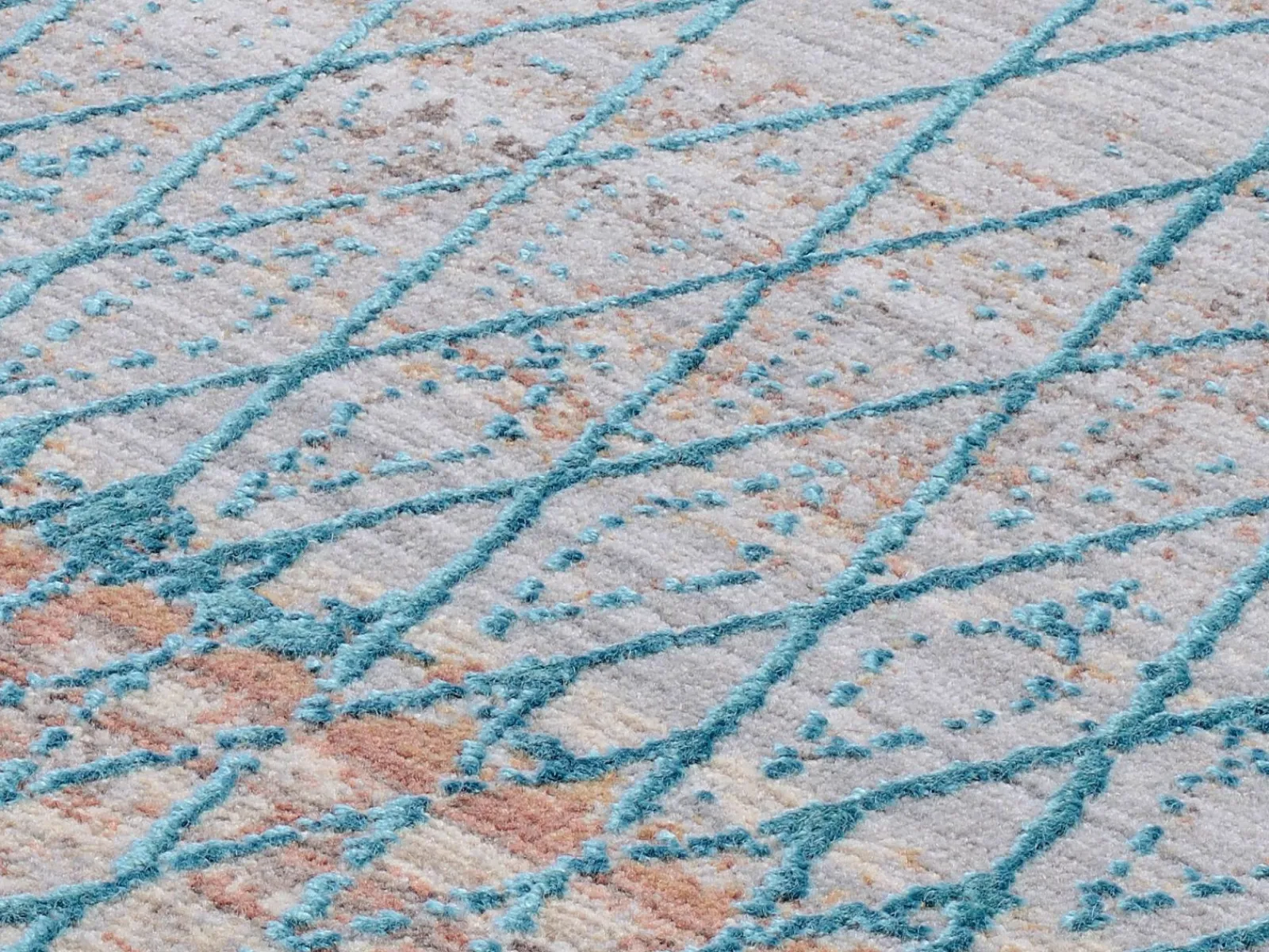 Moderne Teppiche>OCI Moderner Webteppich blau