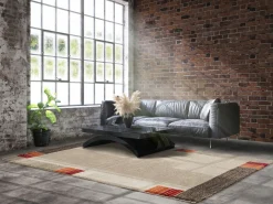 Moderne Teppiche>OCI Webteppich Modern braunweiß