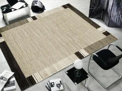 OCI Webteppich Modern braunweiß^ Moderne Teppiche