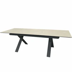 OUTDOOR Garten Ausziehtisch beigegrau^ Gartentische Ausziehbar