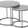 Loungetische>OUTDOOR Garten Beistelltisch-Set 2tlg. grau