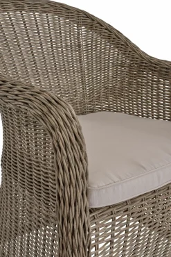 OUTDOOR Garten Dining Chair braunschwarzbeigegrau^ Gartensessel