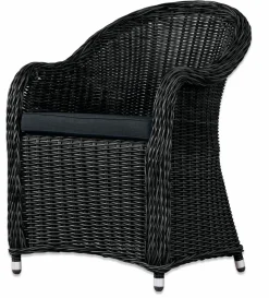 Gartensessel>OUTDOOR Garten Dining Chair schwarz