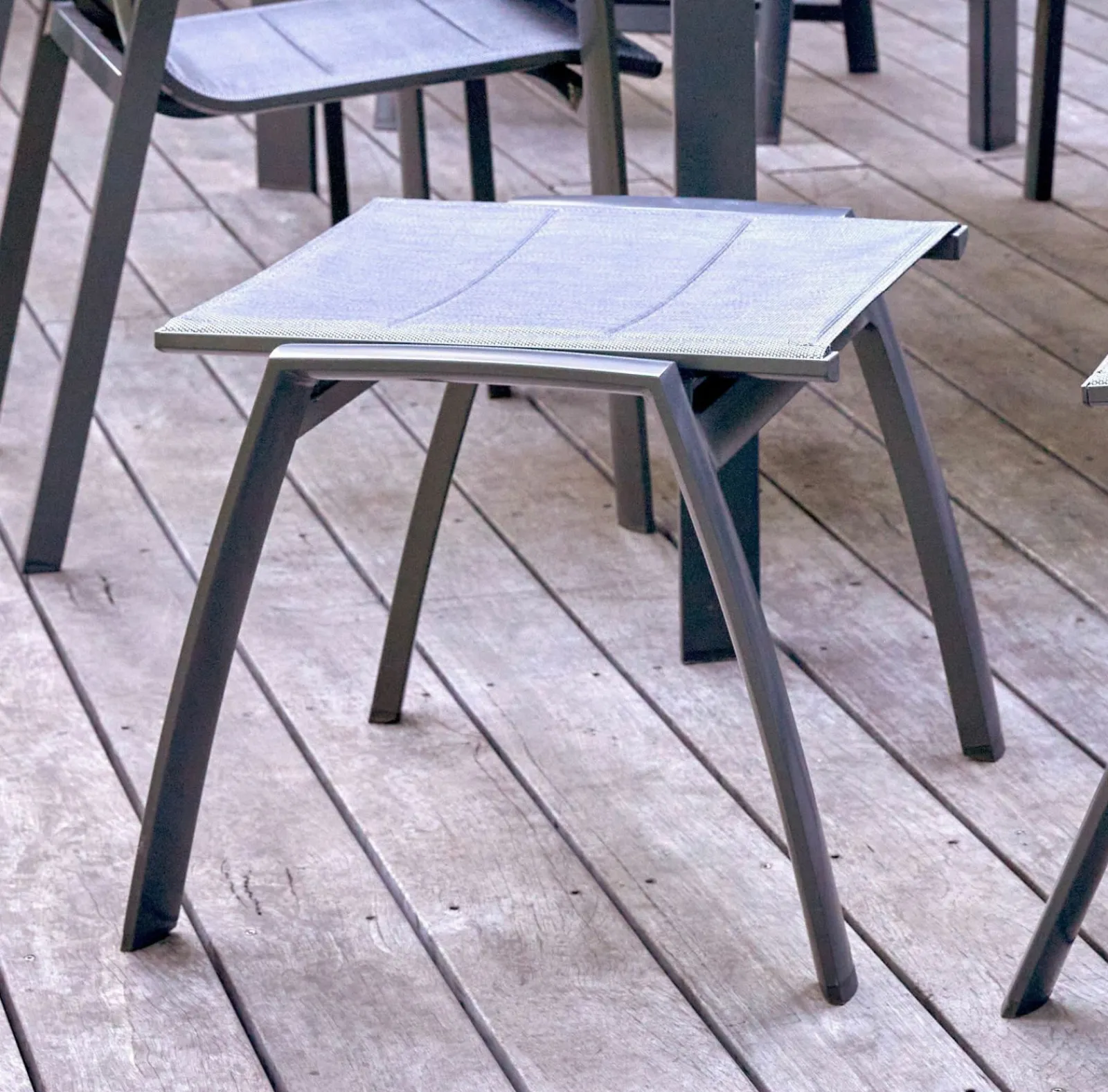 Gartenhocker>OUTDOOR Gartenhocker grau