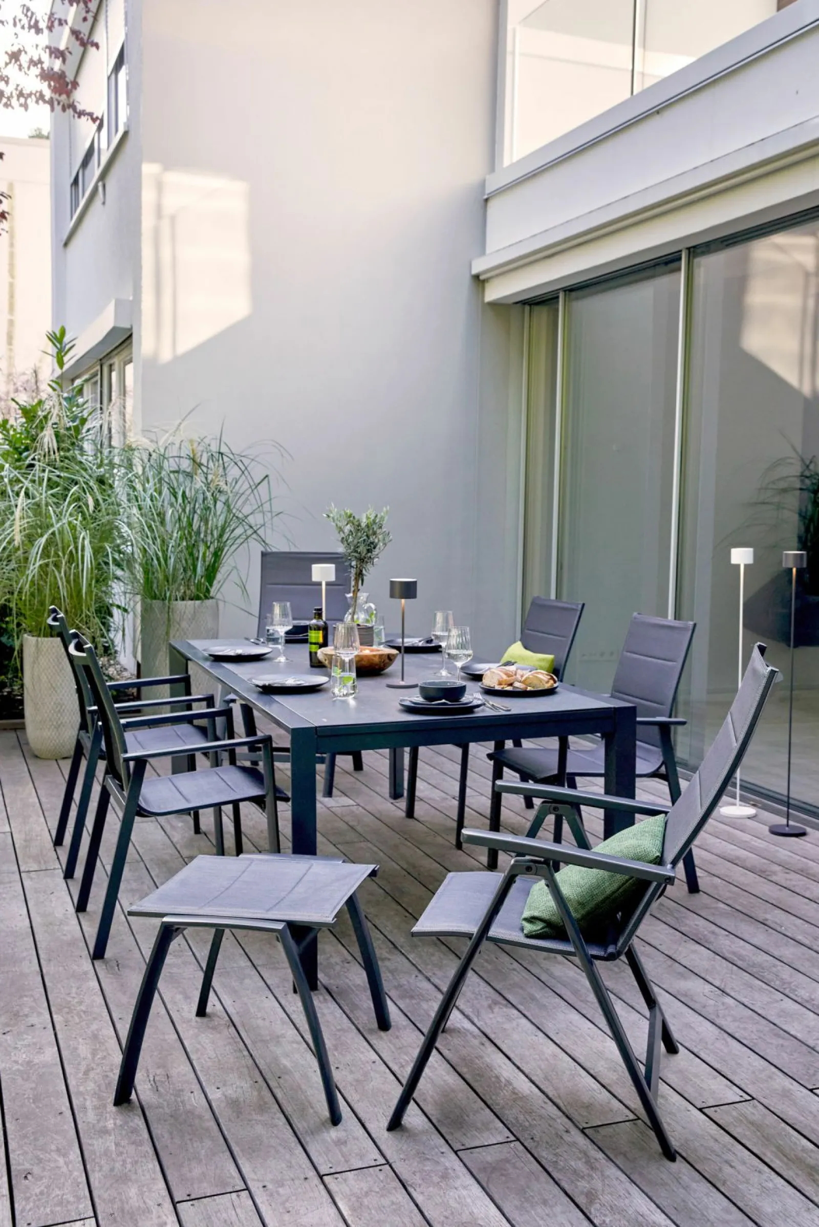 Gartenhocker>OUTDOOR Gartenhocker grau