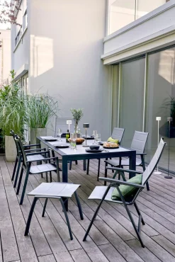 OUTDOOR Gartenhocker grau^ Gartenhocker