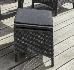 OUTDOOR Gartenhocker grau^ Gartenhocker