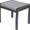 OUTDOOR Gartenhocker schwarzsilberfarben^ Gartenhocker