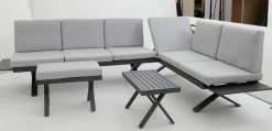 OUTDOOR Gartenhocker/Beistelltisch grau^ Loungehocker