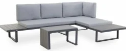 Gartenlounge Sets>OUTDOOR Gartenlounge Alu/Polywood grau