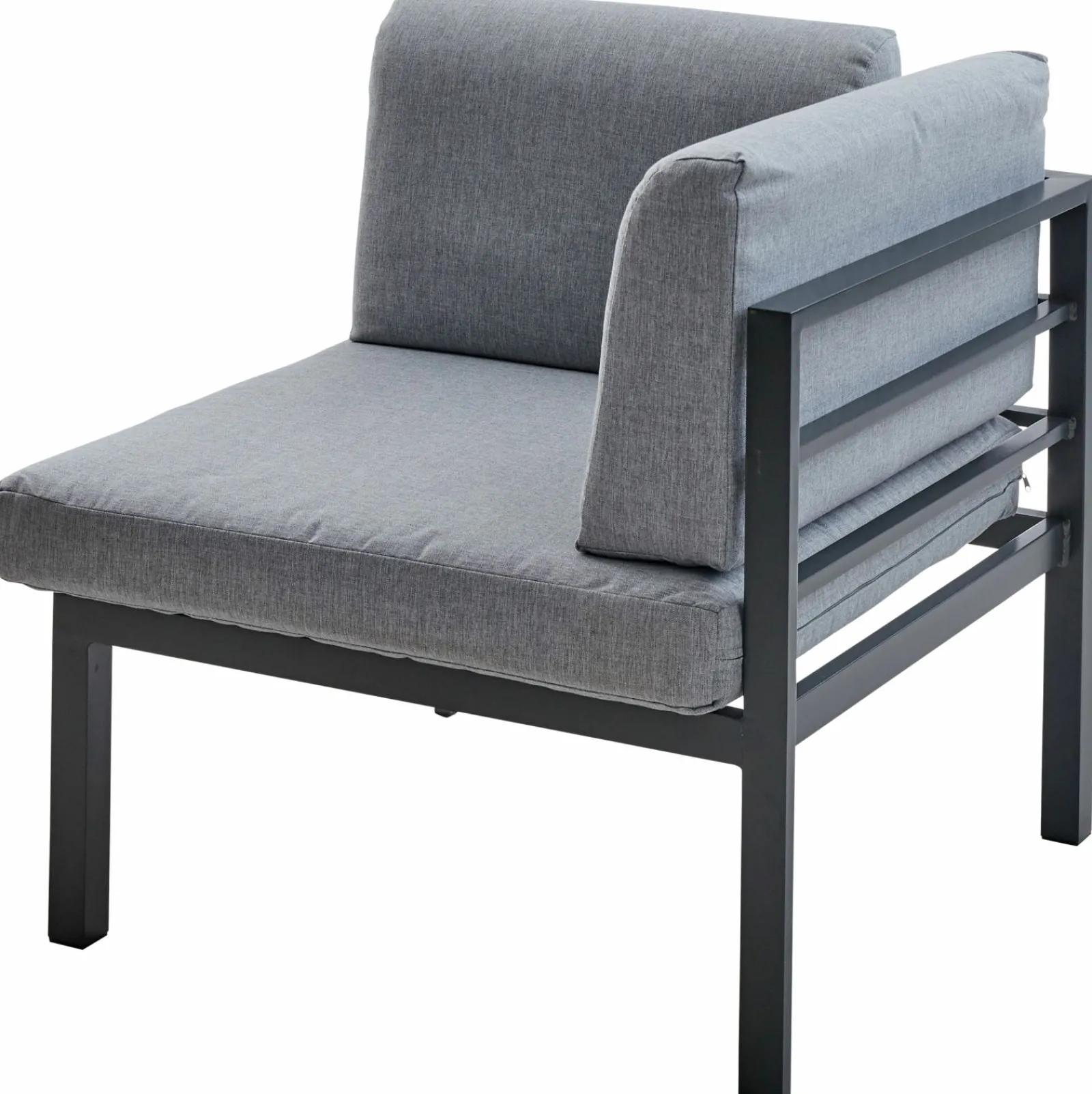 Lounge Sessel>OUTDOOR Gartenlounge Eckelement grau