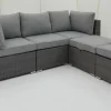 Lounge Sessel>OUTDOOR Gartenlounge Mittelelement grau