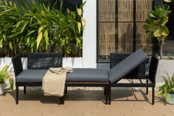 OUTDOOR Gartenlounge Set braun^ Gartenlounge Sets