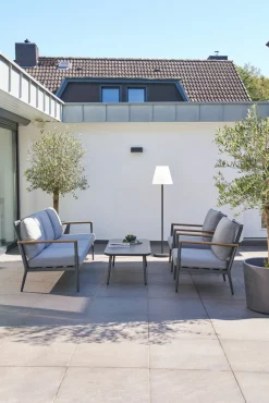 OUTDOOR Gartenlounge Set 4-teilig grau^ Gartenlounge Sets