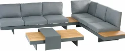 Gartenlounge Sets>OUTDOOR Gartenlounge-Set 4 tlg. braungrau