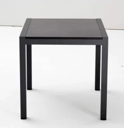 Loungetische>OUTDOOR Gartenmöbel Beistelltisch Alu grau