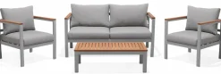 OUTDOOR Gartenmöbel Loungeset braun^ Gartenlounge Sets