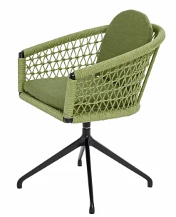 OUTDOOR Gartensessel drehbar Rope grau^ Gartensessel