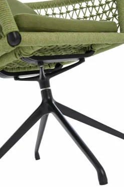 OUTDOOR Gartensessel drehbar Rope grau^ Gartensessel
