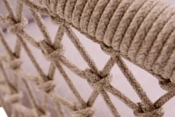 OUTDOOR Gartensessel drehbar Rope beigegrau^ Gartensessel