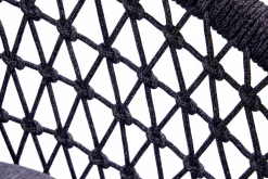 Gartensessel>OUTDOOR Gartensessel drehbar Rope grau