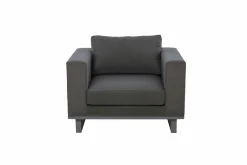 Gartensessel>OUTDOOR Gartensessel Sunbrella grau