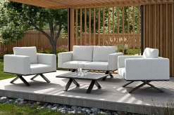 OUTDOOR Gartensofa grauweiß^ Gartensofas