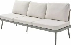 OUTDOOR Gartensofa links grünweißbeige^ Gartensofas