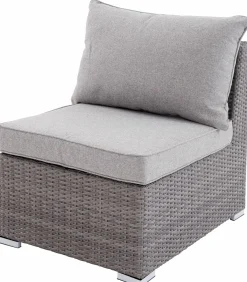 OUTDOOR Gartensofa Mittelelement grau^ Lounge Sessel
