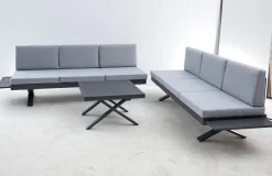 OUTDOOR Gartensofa Lounge grau^ Gartensofas