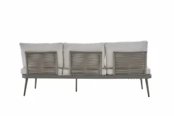 OUTDOOR Gartensofa rechts grünweißbeige^ Gartensofas