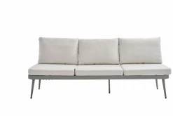 OUTDOOR Gartensofa rechts grünweißbeige^ Gartensofas
