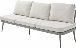OUTDOOR Gartensofa rechts grünweißbeige^ Gartensofas