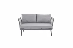 OUTDOOR Gartensofa Set 4 tlg. grau^ Gartenlounge Sets