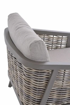 OUTDOOR Gartensofa-Set 5 tlg. braungrau^ Gartenlounge Sets