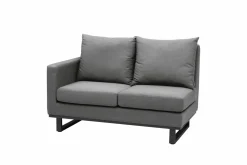 OUTDOOR Gartenspeiselounge Sunbrella grauschwarz^ Gartenlounge Sets